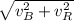 \sqrt{v_{B} ^{2} +  v_{R} ^{2} }