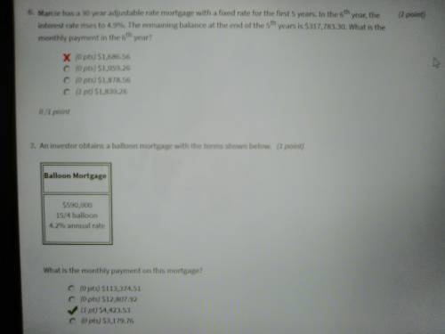 7. An investor obtains a balloon mortgage with the terms shown below. Balloon Mortgage $590,000 15/4