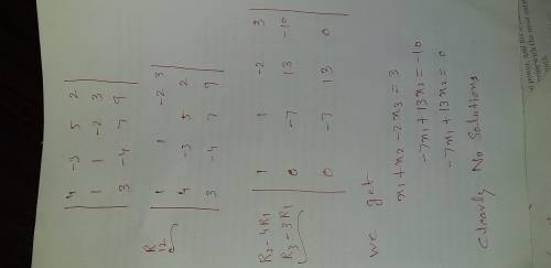 Solve the system of linear equations.(Enter your answers as a comma-separated list. If there is no s