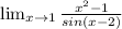 \lim_{x \to 1}\frac{x^2-1}{sin(x-2)}