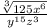 \frac{\sqrt[3]{125x^6} }{y^{15}z^3}