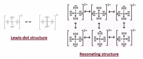 Draw the lewis structure for so42-. How many equivalent resonance structures can be drawn?
