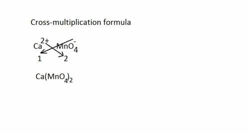 The formula of calcium oxide is CaO. What is the formula of the ionic compound containing calcium an
