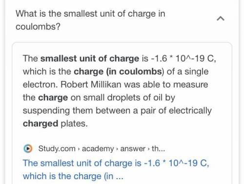 Help please! What is the fundamental (smallest) unit of charge possible and where does it come from?