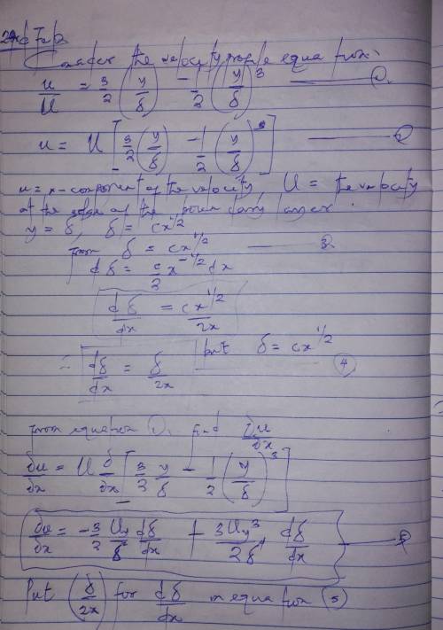 A crude but useful approximation for an incompressible boundary layer is a cubic variation from u =