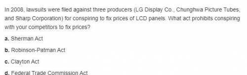 In 2008, lawsuits were filed against three producers (LG Display Co., Chunghwa Picture Tubes, and Sh