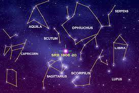 Why do constellations appear to change during the seasons? Choose the two correct answers. Is it A)