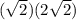 ( \sqrt{2})(2 \sqrt{2})
