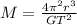 M=\frac{4\pi^2 r^3}{GT^2}