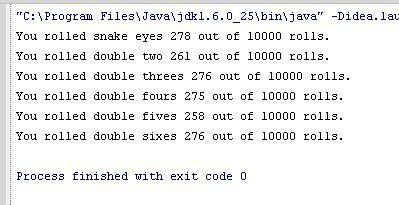 Copy the file DiceSimulation.java (see Code Listing 4.1) from below these instructions. DiceSimulati