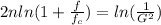 2n ln(1+\frac{f}{f_c}) = ln (\frac{1}{G^2})