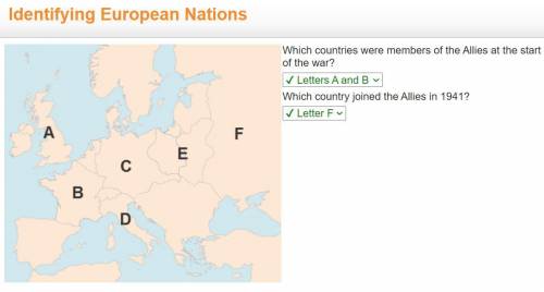 Which countries were members of the Allies at the start of the war?  Which country joined the Allies