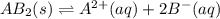AB_2(s)\rightleftharpoons A^{2+}(aq)+2B^-(aq)
