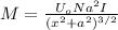 M=\frac{U_oNa^2I}{(x^2+a^2)^{3/2}}