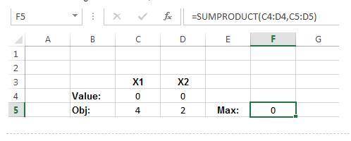 Implement the following LP problem in a spreadsheet. Use Solver to solve the problem and create a Se