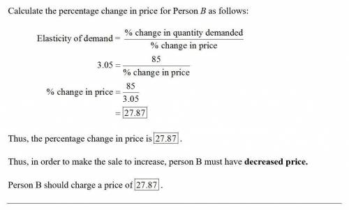 In this question, assume that all variables other than price and quantity are held constant. At Bett