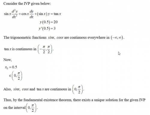 Given an IVP an(x)dnydxn+an−1(x)dn−1ydxn−1+…+a1(x)dydx+a0(x)y=g(x) y(x0)=y0, y′(x0)=y1, ⋯, y(n−1)(x0
