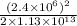 \frac{(2.4 \times 10^{6})^{2}}{2 \times 1.13 \times 10^{13}}