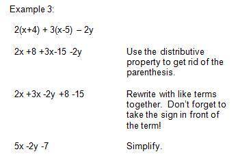How do u simplify algebraic expressions