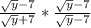 \frac{\sqrt{y}-7 }{\sqrt{y}+7 } *\frac{\sqrt{y}-7 }{\sqrt{y}-7 }