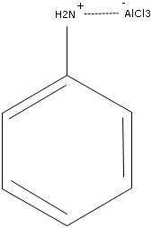 Draw the structure of the product in the following reaction of aniline with ch3cl in the presence of