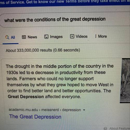 The conditions of the Great Depression