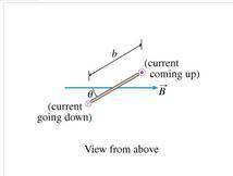 Will the interaction of the current through the loop with the magnetic field cause the loop to rotat