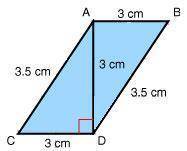 What is the perimeter of ADC? 9.5 cm 7.5 cm 2 8.5 cm 2 5.5 cm