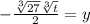 -\frac{\sqrt[3]{27}\sqrt[3]{t}   }{2} =y