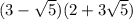 (3-\sqrt{5})(2+3 \sqrt{5})