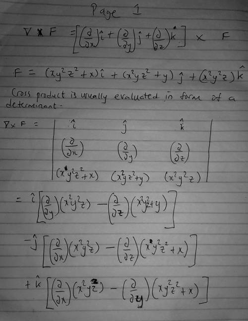 Determine if the vector field F(x,y,z)=(xy2z2+x)i+(x2yz2+y)j+(x2y2z)k is conservative. curl(F)= 0i+0