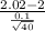 \frac{2.02-2}{\frac{0.1}{\sqrt{40} } }