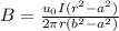 B=\frac{u_{0}I(r^{2}-a^{2})   }{2\pi r(b^{2}-a^{2})  }