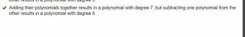 Cory writes the polynomial x7 + 3x5 + 3x + 1. Melissa writes the polynomial x7 + 5x + 10. Is there a