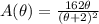 A(\theta)=\frac{162 \theta}{(\theta+2)^2}