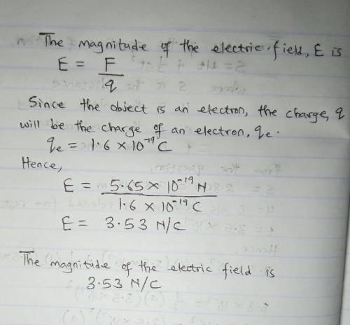A uniform electric field exists in a region between two oppositely charged plates. An electron is re