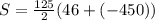 S = \frac{125}{2}(46+ (-450))