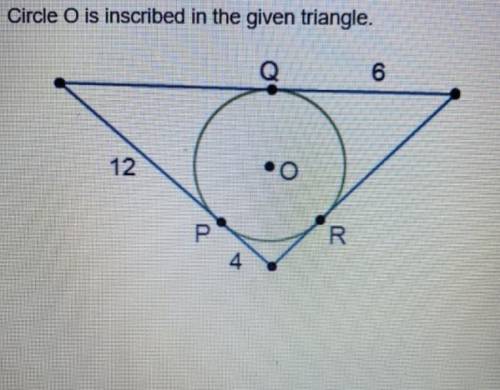 What is the perimeter of the triangle? 22 units 30 units 44 units o 60 units