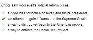Critic Sol Roosevelts judicial reform bill as