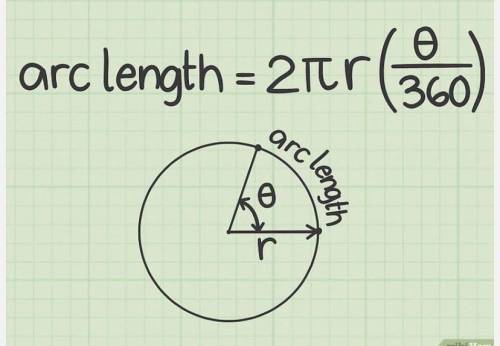 Find the length of the arc 3cm 5.76cm 11.52cm 18.85cm 7.33cm