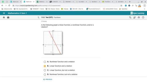 Is the following graph linear, nonlinear and/or a relation?