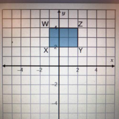 What are the coordinates of the vertices of the image of rectangle wxyz after the transformati