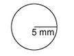 a cylinder has a height of 1.2 cm and the following base.what is