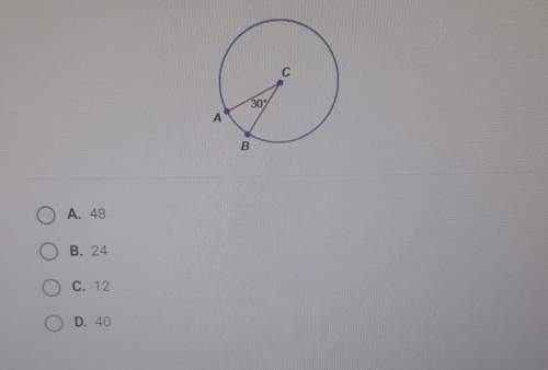 What is the circumference of the circle shown below, given that the length ofab (the minor arc