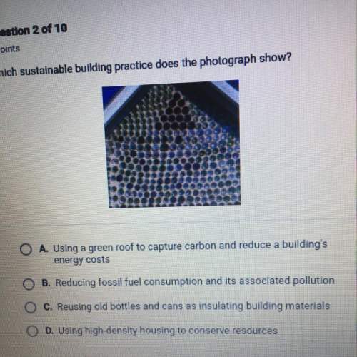 Which sustainable building practice does the photograph show?