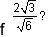 What is the simplest form of 2√3/√6 answer is a on edgu