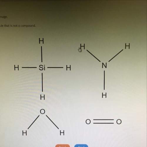 Identify the molecule that is not a compound.