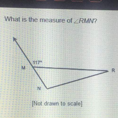 What is the measure of /_ rmn?  [not drawn to scale]