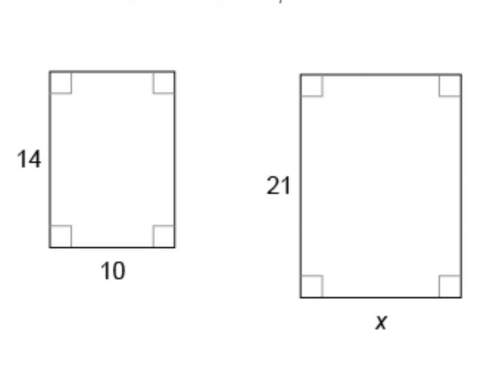 ￼6. &nbsp; &nbsp; the two rectangles in the figure are similar. what is the value of&amp;nbs