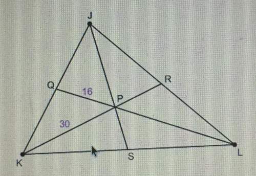 Point p is the centroid of triangle jkl what is ql ?